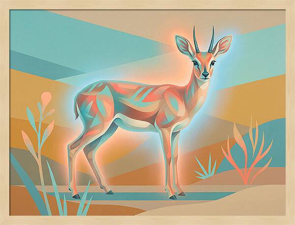 Steenbok Amidst Colorful Scenery