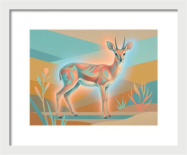 Steenbok Amidst Colorful Scenery