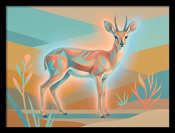 Steenbok Amidst Colorful Scenery