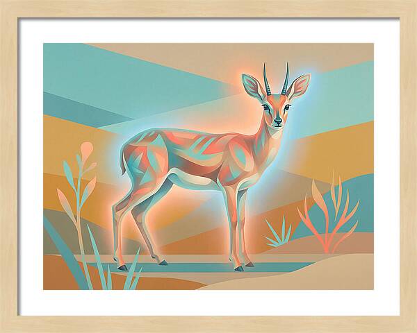 Steenbok Amidst Colorful Scenery