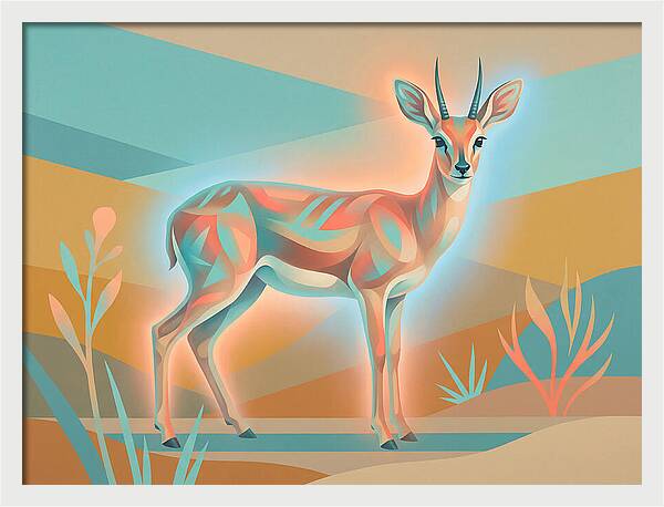 Steenbok Amidst Colorful Scenery