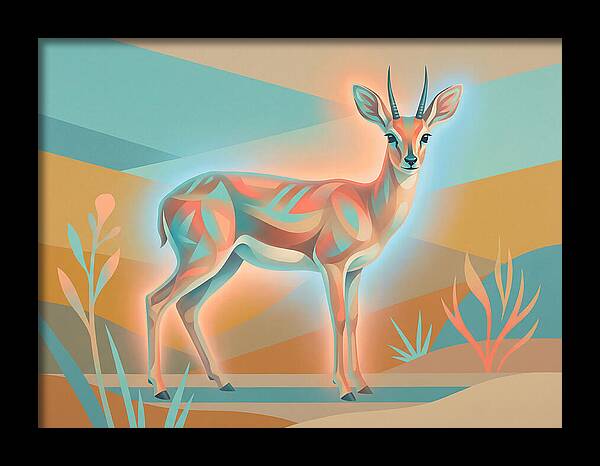 Steenbok Amidst Colorful Scenery