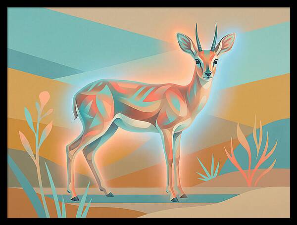 Steenbok Amidst Colorful Scenery
