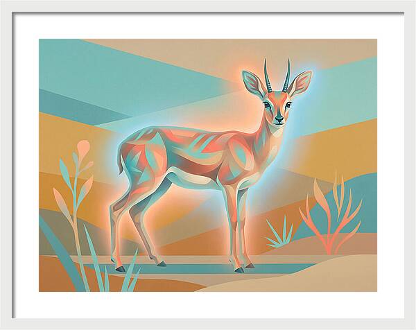 Steenbok Amidst Colorful Scenery