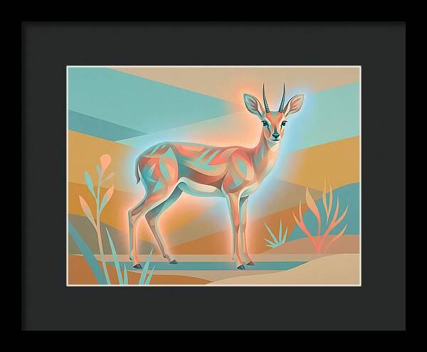 Steenbok Amidst Colorful Scenery