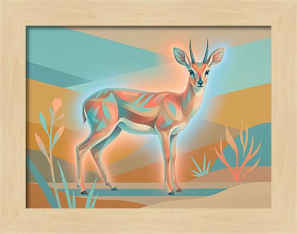 Steenbok Amidst Colorful Scenery