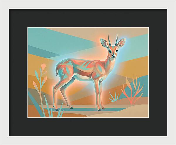 Steenbok Amidst Colorful Scenery