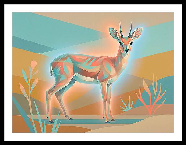 Steenbok Amidst Colorful Scenery