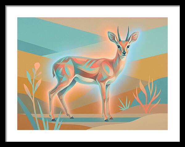Steenbok Amidst Colorful Scenery