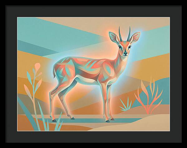 Steenbok Amidst Colorful Scenery