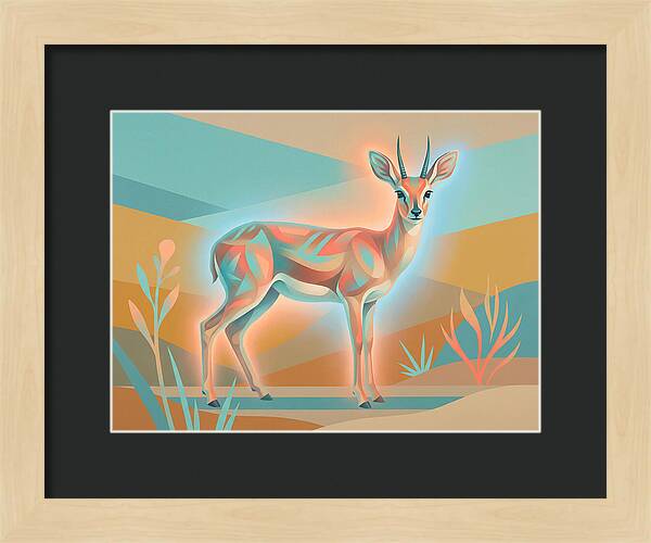 Steenbok Amidst Colorful Scenery
