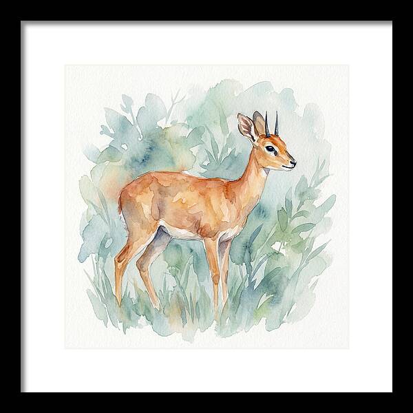 Steenbok Among Greenery