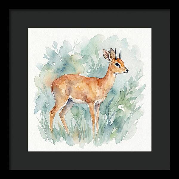 Steenbok Among Greenery