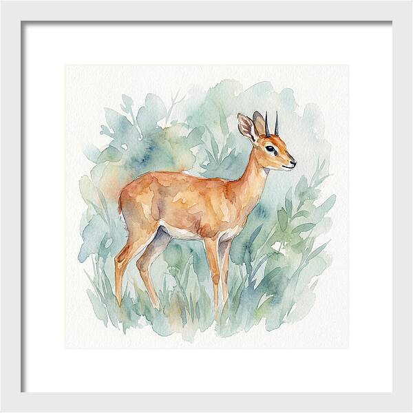Steenbok Among Greenery