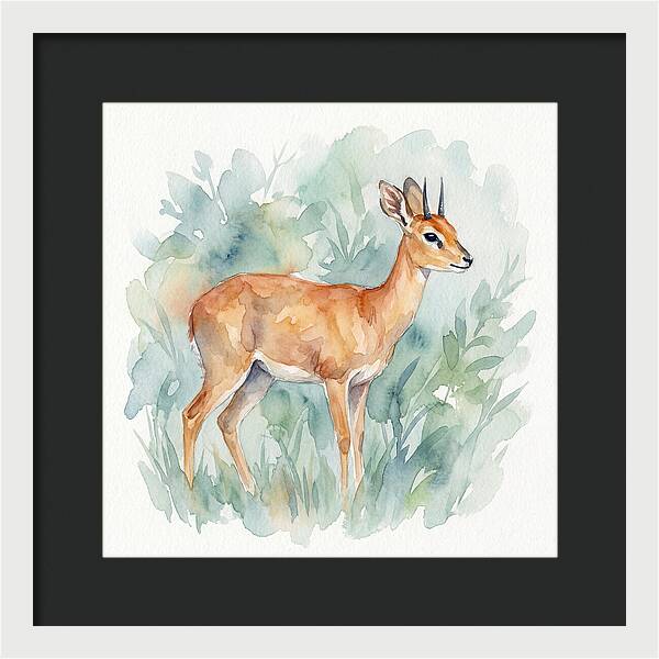 Steenbok Among Greenery