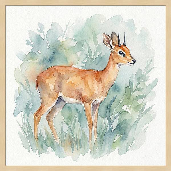 Steenbok Among Greenery