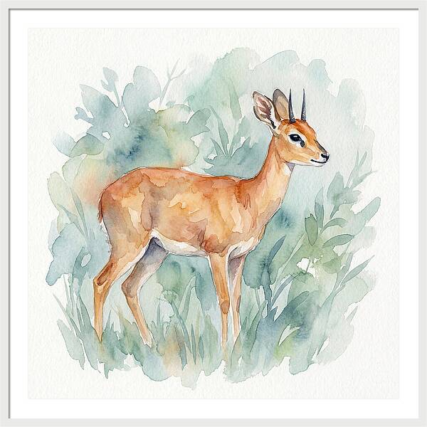 Steenbok Among Greenery