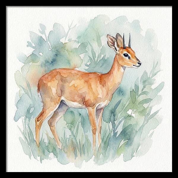 Steenbok Among Greenery