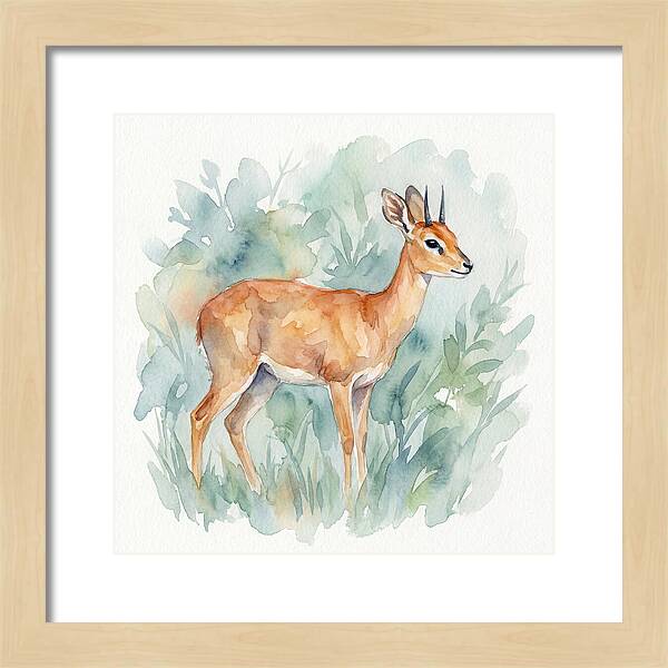 Steenbok Among Greenery