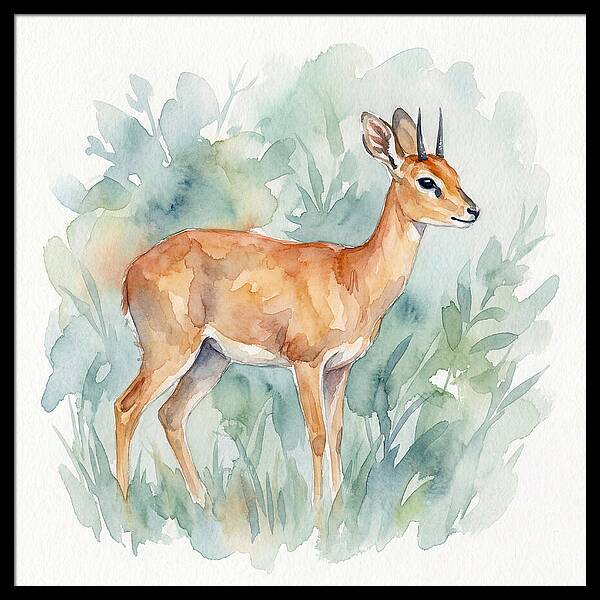 Steenbok Among Greenery