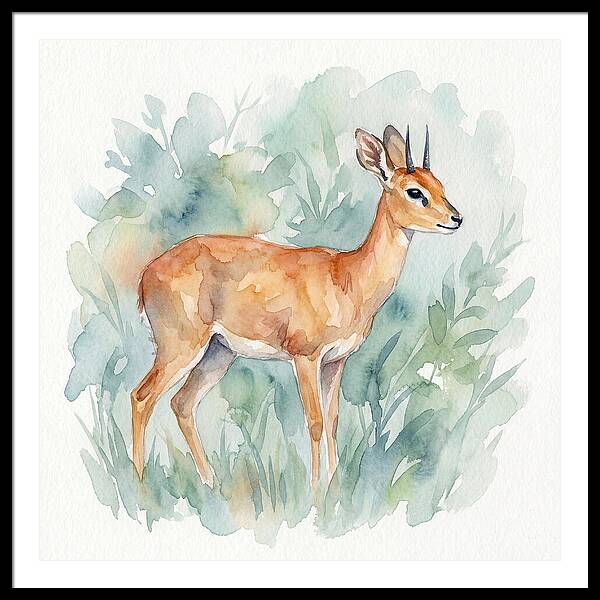 Steenbok Among Greenery