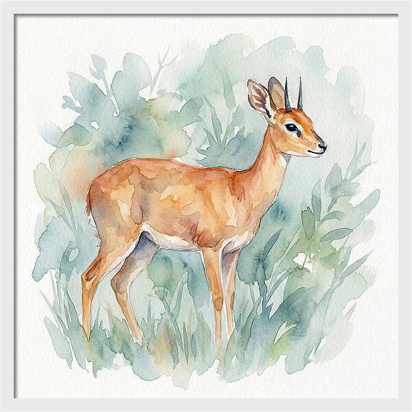 Steenbok Among Greenery
