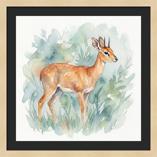 Steenbok Among Greenery