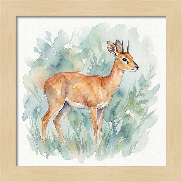 Steenbok Among Greenery