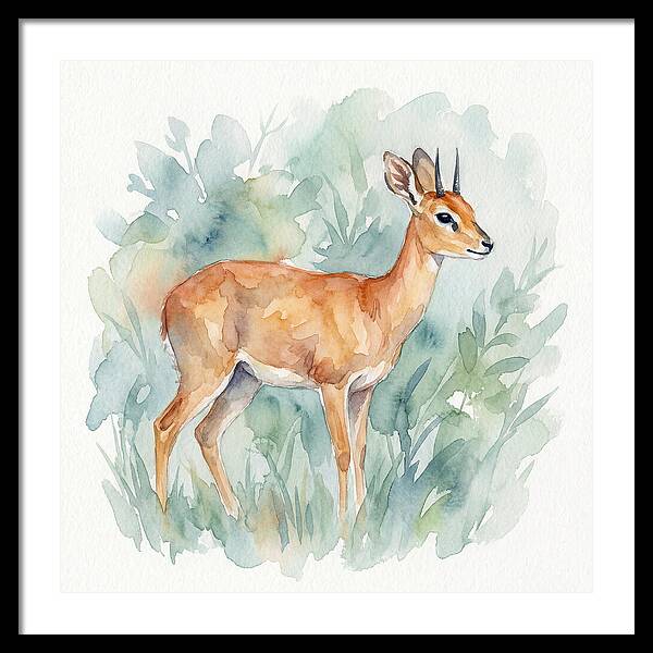 Steenbok Among Greenery
