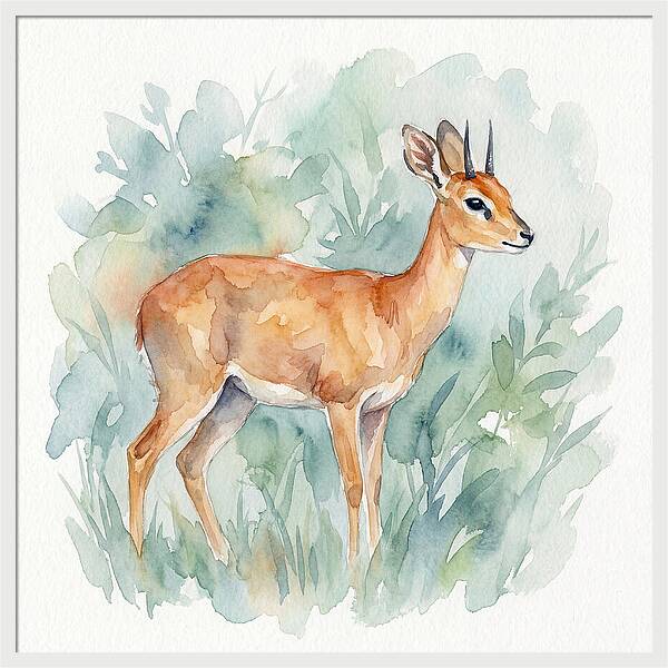 Steenbok Among Greenery
