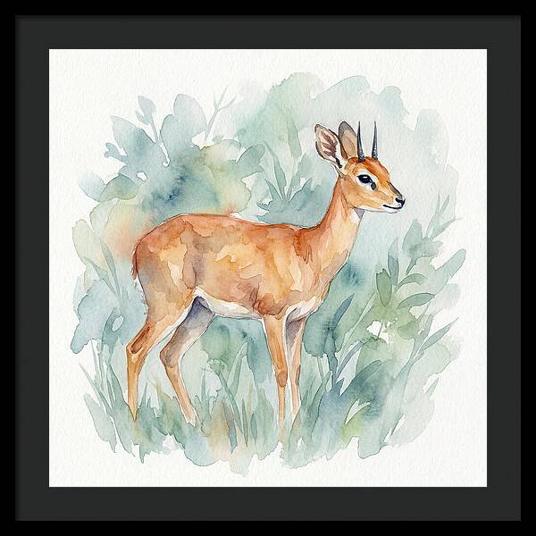 Steenbok Among Greenery