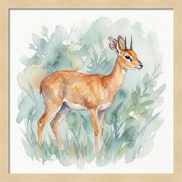 Steenbok Among Greenery