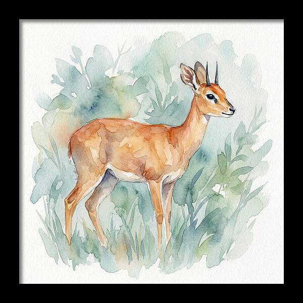 Steenbok Among Greenery