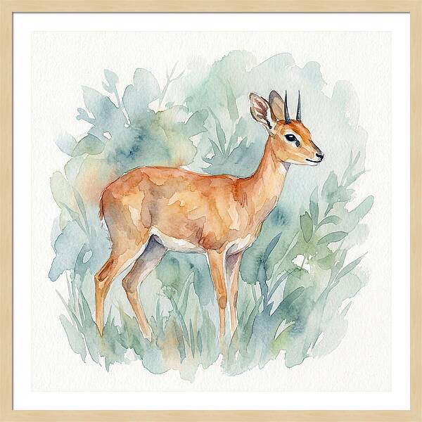 Steenbok Among Greenery