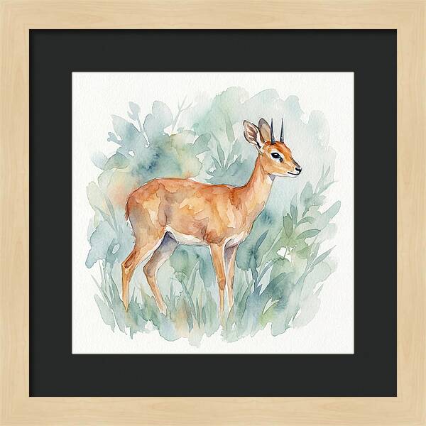 Steenbok Among Greenery