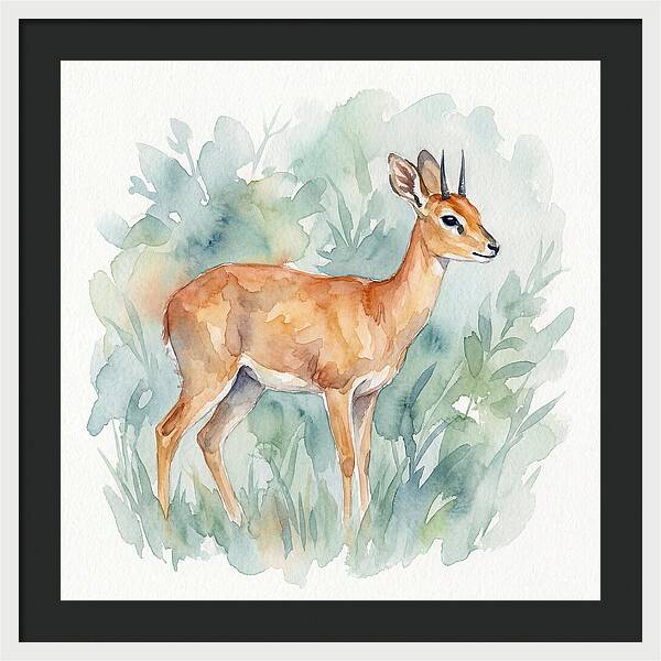 Steenbok Among Greenery