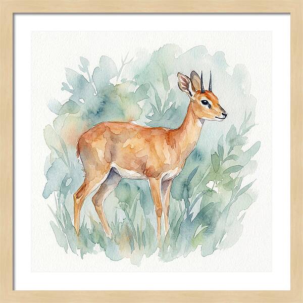 Steenbok Among Greenery