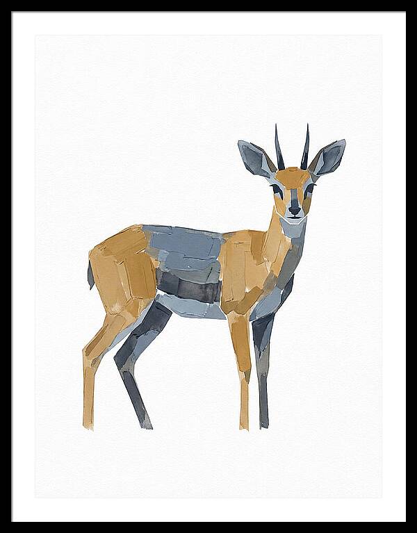 Steenbok In Minimalist Style