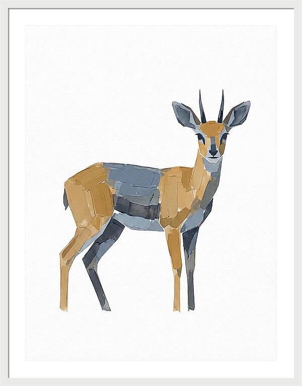 Steenbok In Minimalist Style