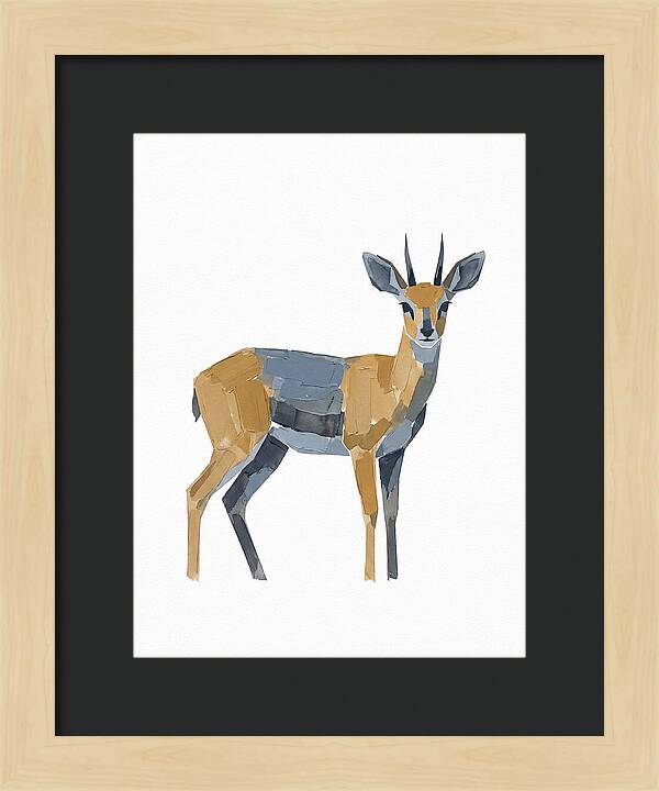 Steenbok In Minimalist Style
