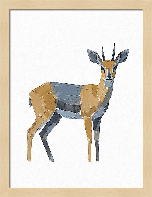 Steenbok In Minimalist Style