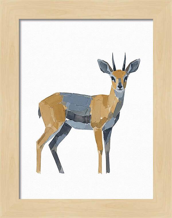 Steenbok In Minimalist Style