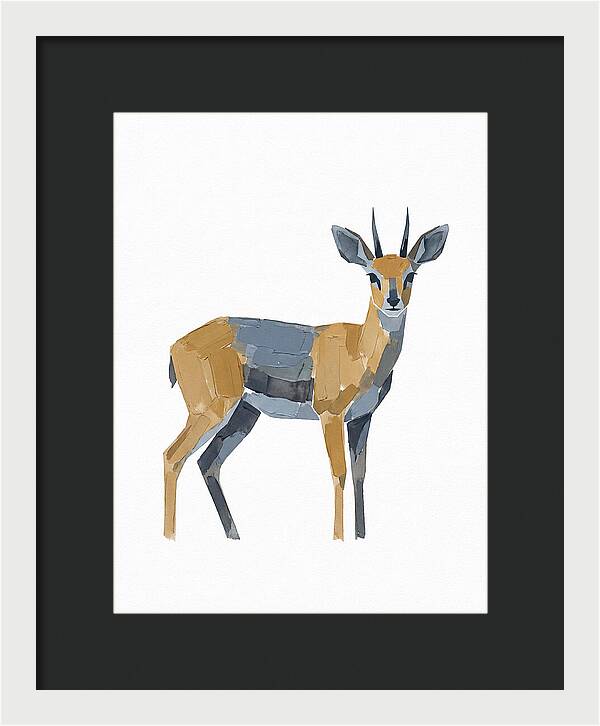 Steenbok In Minimalist Style