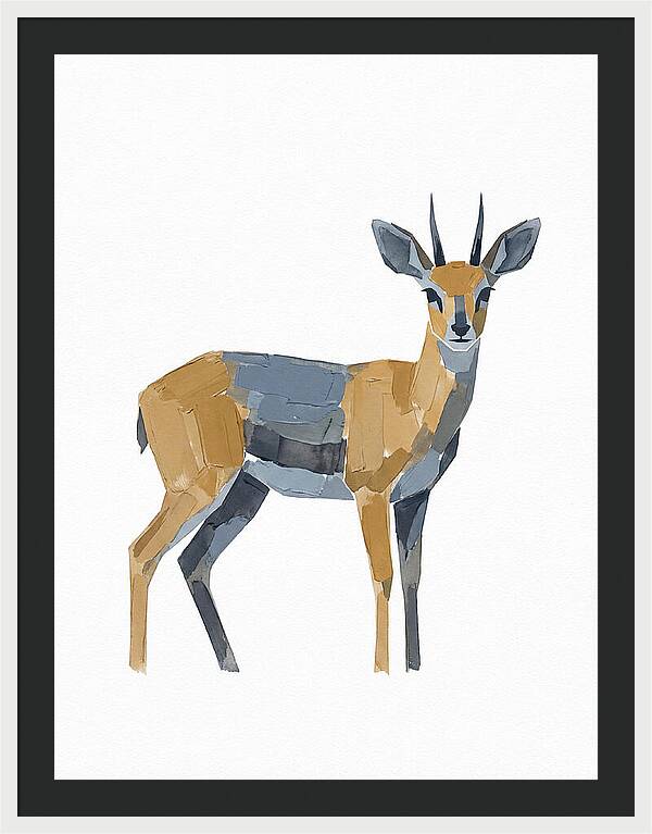 Steenbok In Minimalist Style