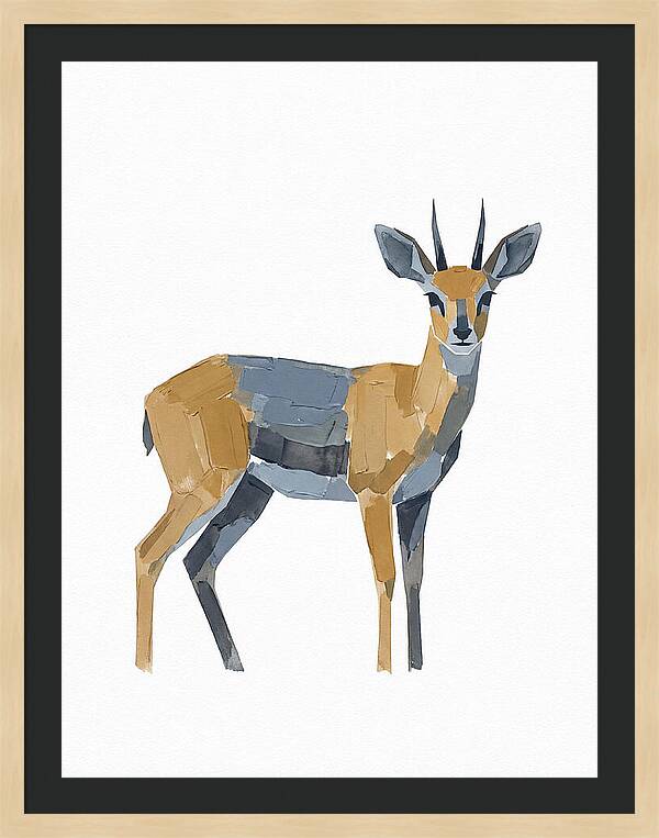 Steenbok In Minimalist Style