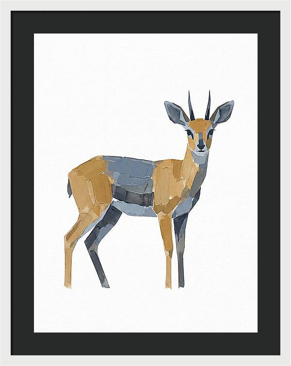Steenbok In Minimalist Style