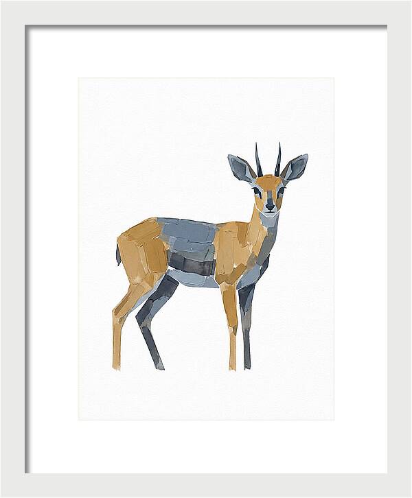 Steenbok In Minimalist Style