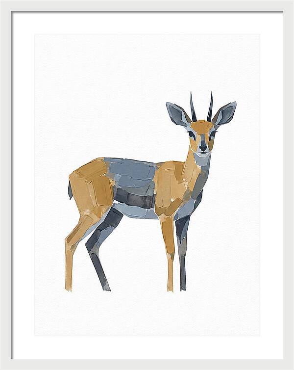 Steenbok In Minimalist Style
