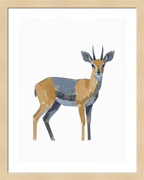 Steenbok In Minimalist Style