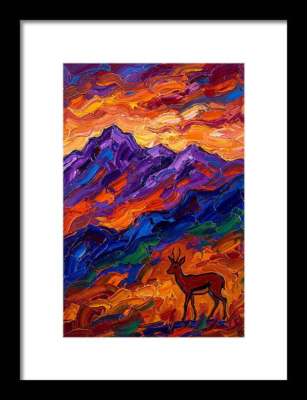Steenbok In Vibrant Landscape